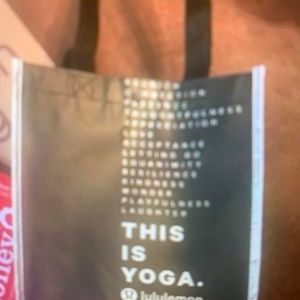 Lululemon shopping bags